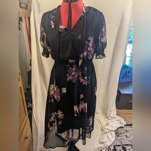 Floral Navy Dress